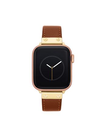 Anne Klein Band for Apple Watch® Læder Sort Brune | XDKBH71441