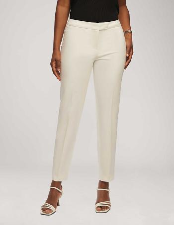 Anne Klein Bomulds Double Weave Bowie Pant Underdele Hvide | DKZDE90545