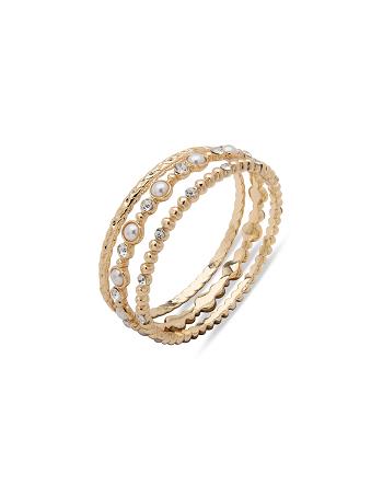 Anne Klein Bracelet Bangle Set in Gift Box Armbånd Guld | DKJZR55699