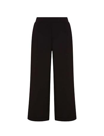 Anne Klein Brede Leg Pull On Crop Pant- Clearance Underdele Sort | MDKHR48944