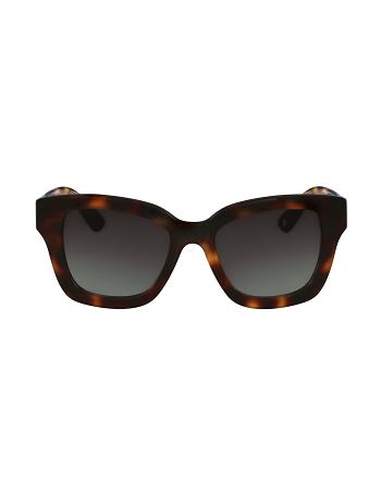 Anne Klein Classic Frame Sunglasses Firkant Orange | MDKFT63303