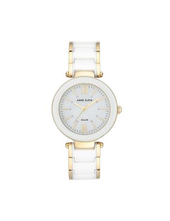 Anne Klein Considered Solar Powered Watch Keramik Hvide | DKQCS88243