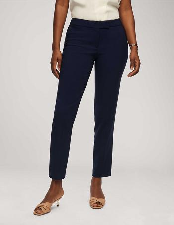 Anne Klein Contour Stretch Bowie Pant Underdele Blå | DKCVG91035