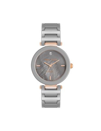 Anne Klein Diamond Accented Bracelet Watch Keramik Grå Brune | ZDKNQ79700