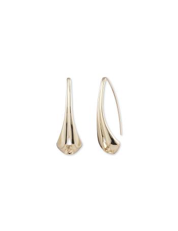 Anne Klein Gold-Tone Folded Earring Guld | DKJZR22073