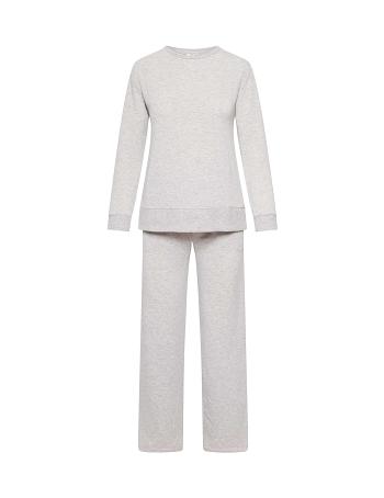 Anne Klein Long Sleeve Pajama Set Nattøj Grå | BDKSD77605