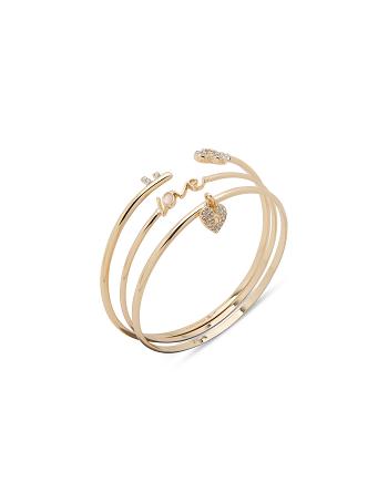 Anne Klein Love&Heart Bangle Set Armbånd Guld | LDKSX18210