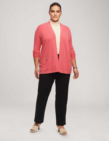 Anne Klein Malibu Cardigan Plus Størrelse Lyserød | ADKWC66475