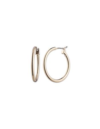 Anne Klein Medium Gold-Tone Hoop Gennemborede øreringe Guld | XDKBH93308