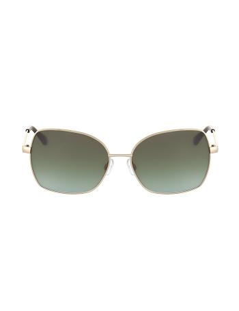 Anne Klein Metal Butterfly Sunglasses Overdimensioneret Grøn Guld | ZDKNQ99530