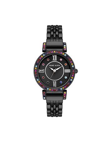 Anne Klein Multicolored Premium Crystal Watch Metaller Sort | DKNEJ57075