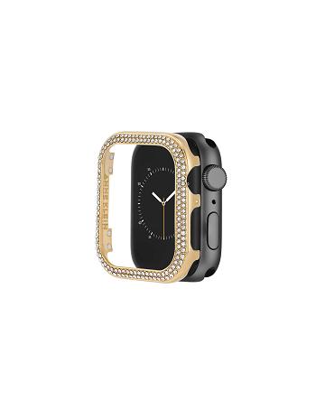 Anne Klein Premium Crystals Protective Case Cover for Apple Watch® Best Bestsellere Guld | DKCVG42195