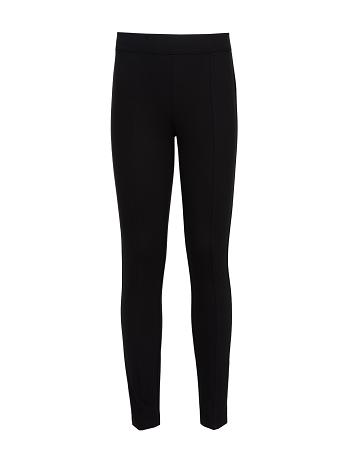 Anne Klein Slim Leg Compression Pant Underdele Sort | QDKUV67828