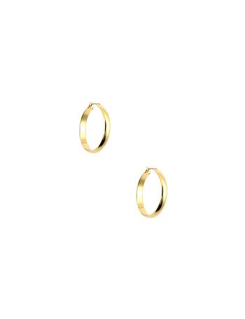 Anne Klein Small Gold-Tone Hoop Gennemborede øreringe Guld | SDKVO25053