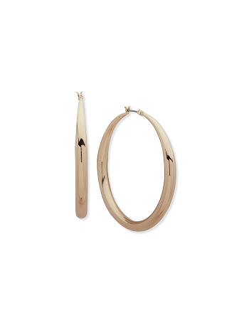 Anne Klein Tapered Hoop Earring Guld Sølv | SDKVO66164