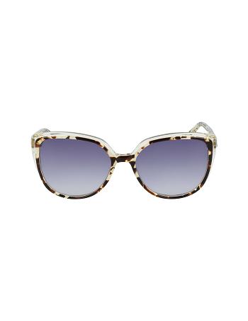 Anne Klein Tortoise Sunglasses Katteøje Hvide | ADKDF75167