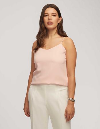 Anne Klein V-Neck Cami Toppe Lyserød | PDKER30236