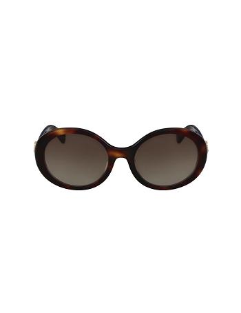 Anne Klein Vintage Sunglasses Rund Brune | XDKGW92383