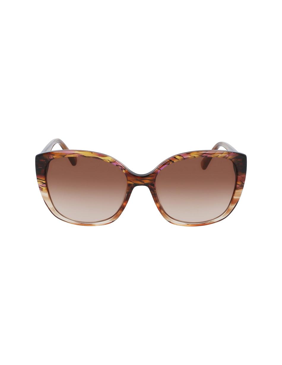 Anne Klein Animal Horn Sunglasses Firkant Lilla | DKQAV33822