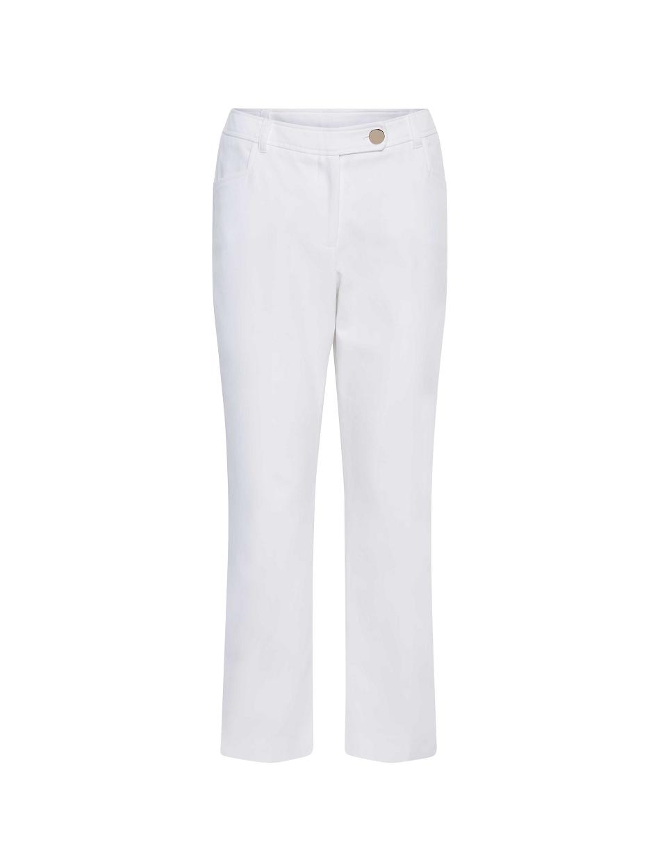 Anne Klein Anne Contour Stretch Bowie Pant- Clearance Underdele Hvide | DKDYB38853