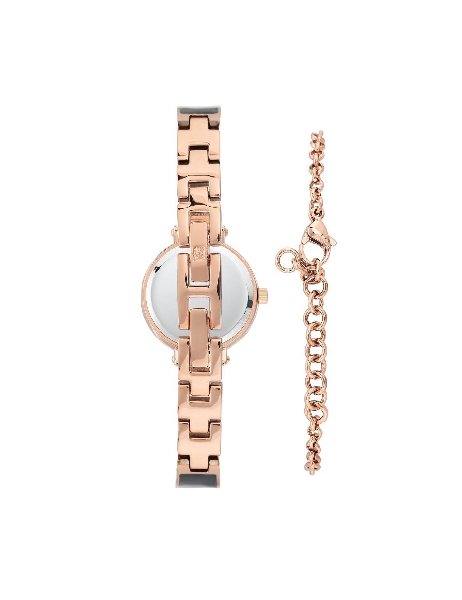 Anne Klein Bangle Watch With Bracelet Set Diamant Hvide | DKZPD70206