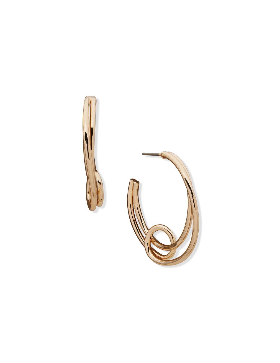 Anne Klein C Hoop Pierced Earring Guld | QDKWA25421