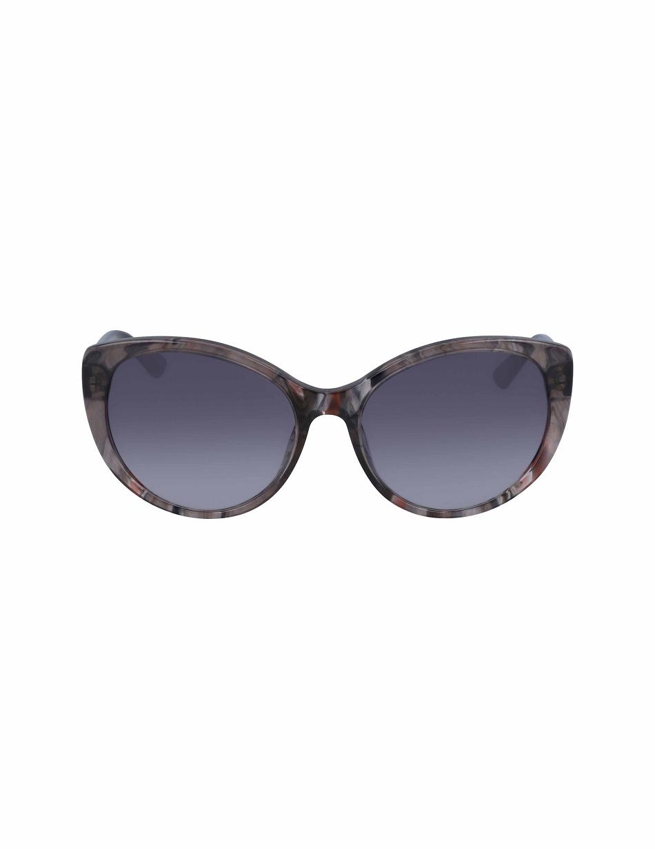 Anne Klein Cat-Eye Sunglasses Gennemsnitsstørrelse Lyserød Grå | EDKHC29614