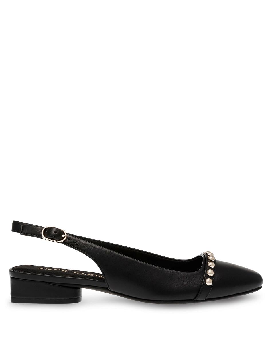 Anne Klein Cena Sling Back Lejligheder Sort | SDKVO86270