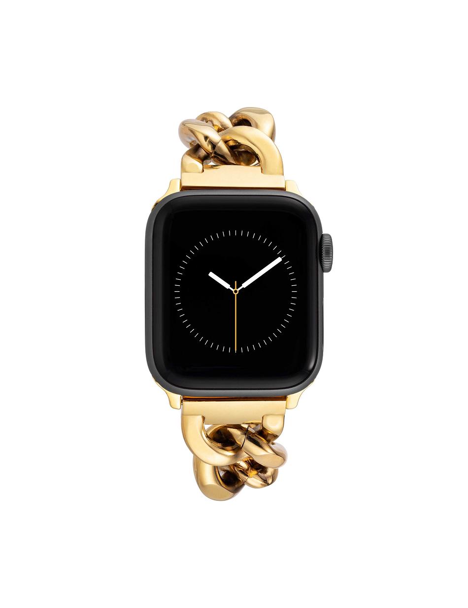 Anne Klein Chain Link Bracelet Band for Apple Watch® Best Bestsellere Guld | BDKSD60237