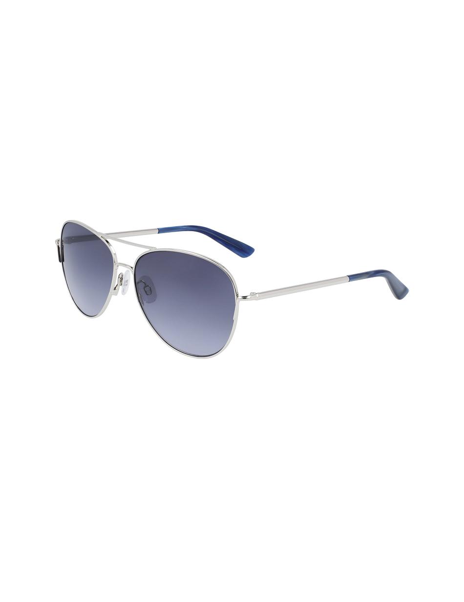 Anne Klein Classic Sunglasses Aviator Sølv | PDKER28961