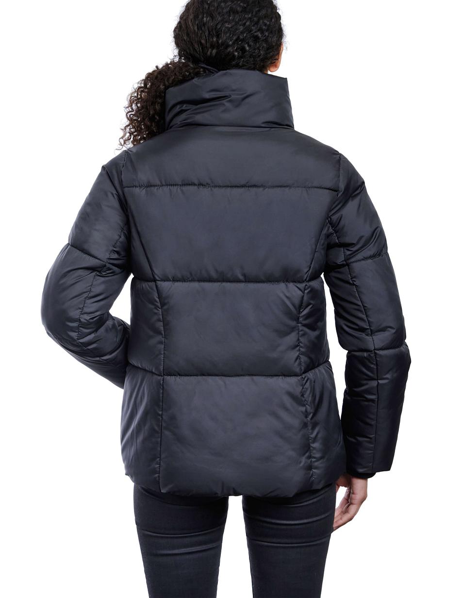 Anne Klein Consider It Kort Puffer Jacket Overtøj Sort | DKDYB76998