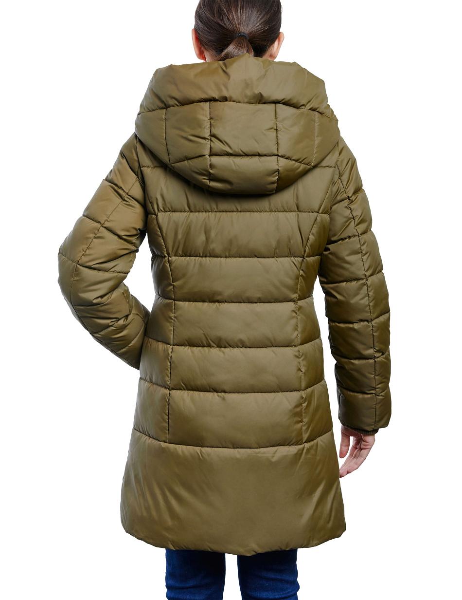 Anne Klein Consider It Snap Front Puffer Jacket Overtøj Grøn | TDKPQ31511