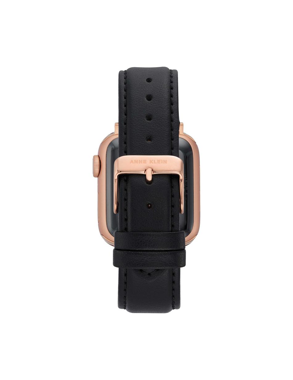 Anne Klein Considered Apple Peel Band for Apple Watch® Læder Sort Lyserød Guld | DKQAV61545