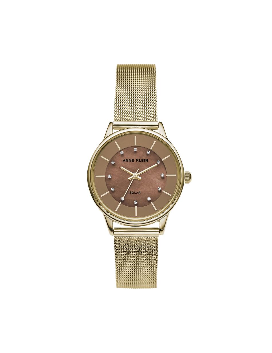 Anne Klein Considered Solar Powered Mesh Watch Best Bestsellere Brune Guld | SDKVO24503