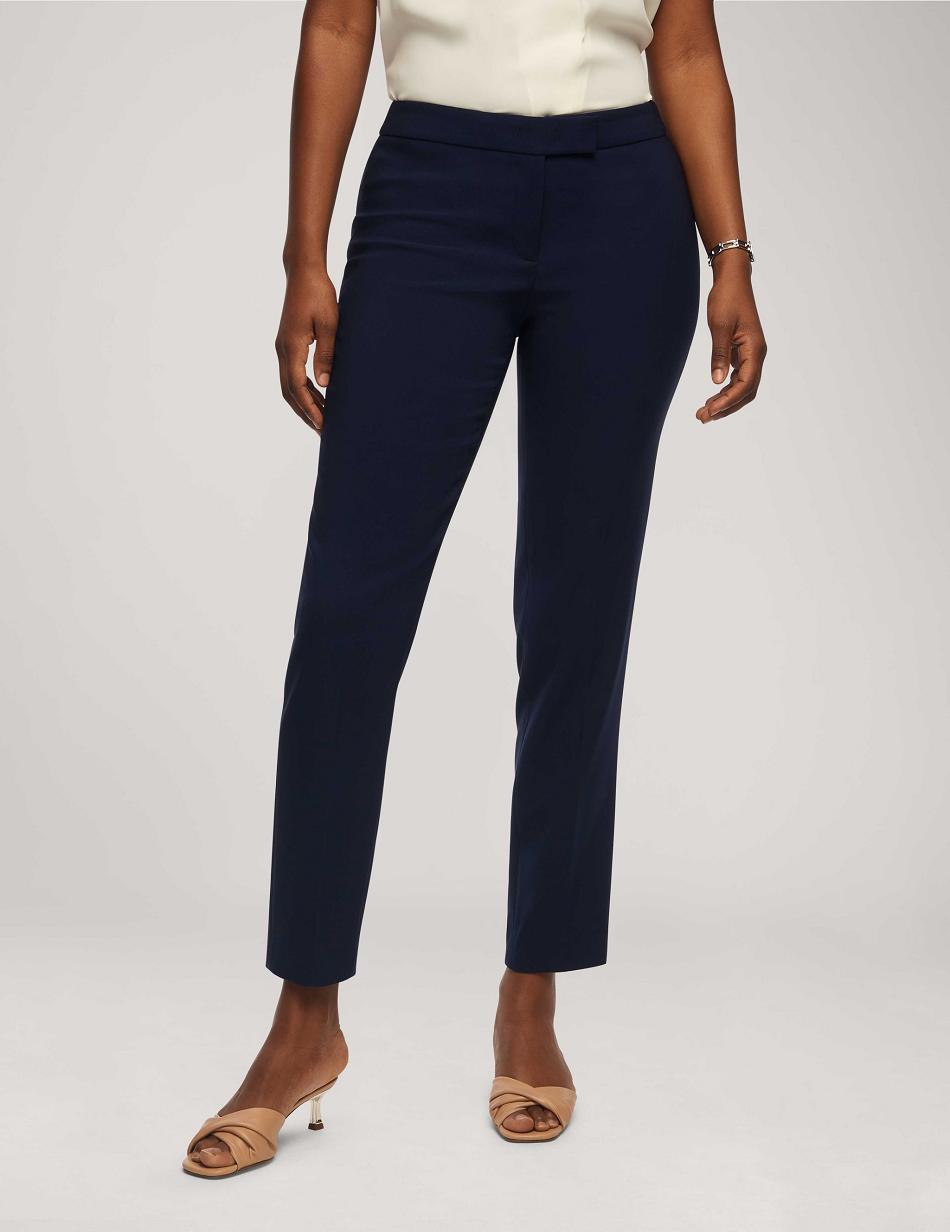 Anne Klein Contour Stretch Bowie Pant Best Bestsellere Blå | DKJVR53308