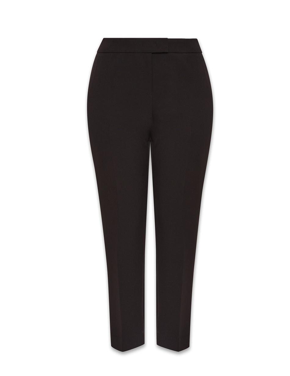 Anne Klein Contour Stretch Bowie Pant Plus Størrelse Sort | TDKPQ13972