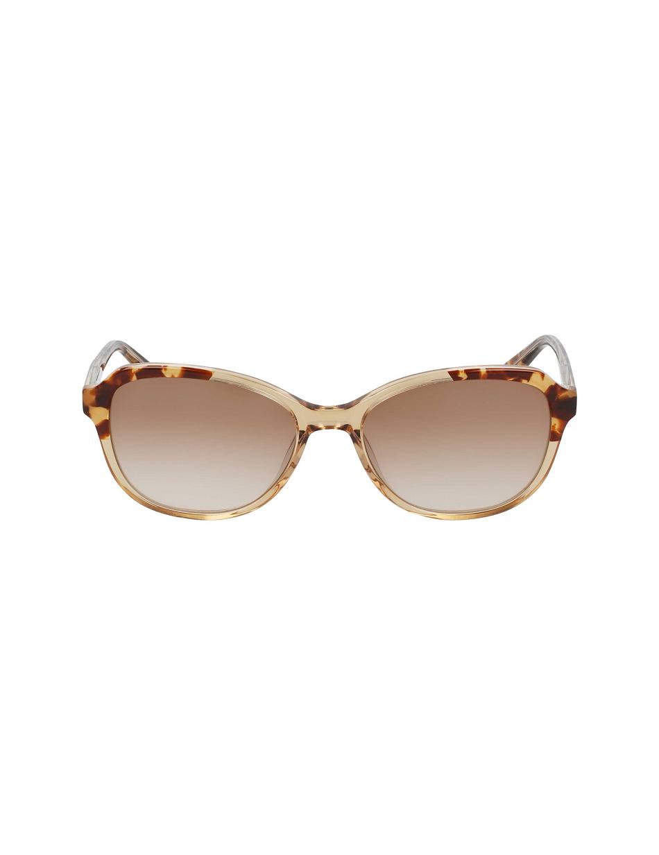 Anne Klein Crystal Oval Sunglasses Rund Beige | GDKEC20069