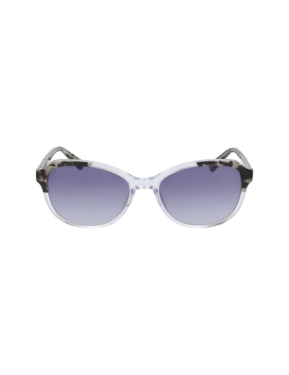 Anne Klein Crystal Oval Sunglasses Smal størrelse Grå | YDKVQ20853