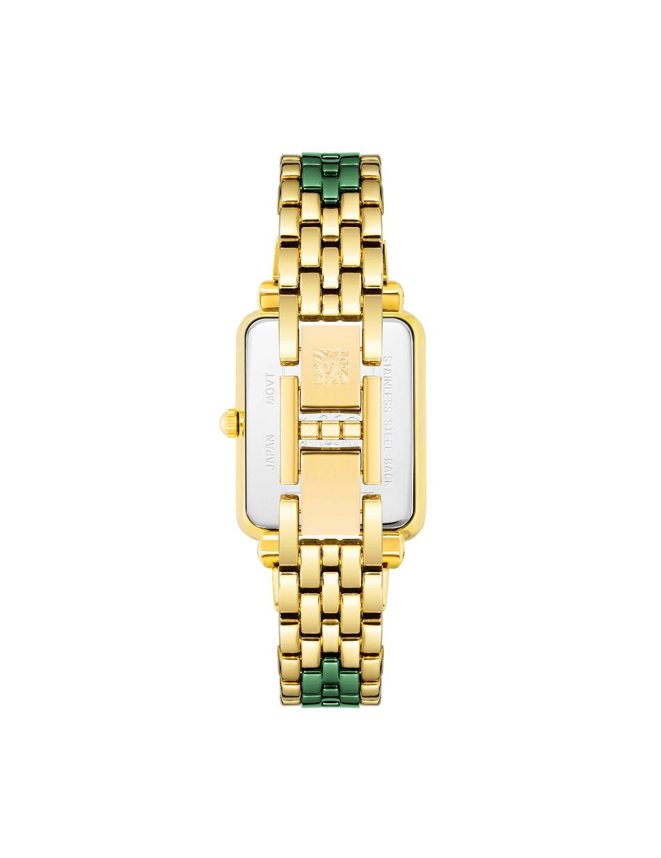 Anne Klein Diamond Dial Watch Keramik Guld Grøn | UDKND25956