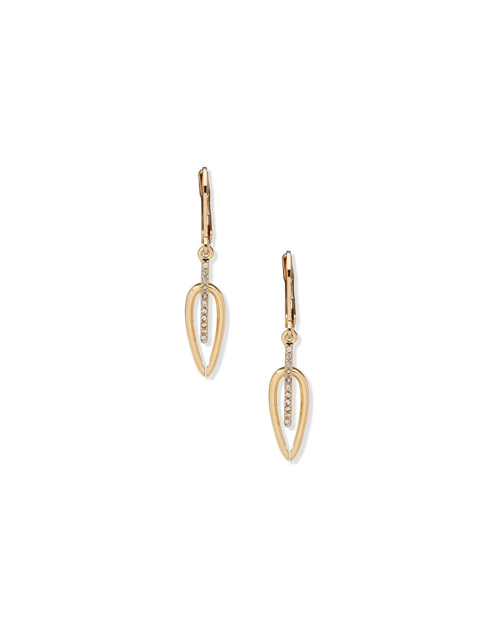 Anne Klein Drop with Pave Earring Guld | DKEAH87712