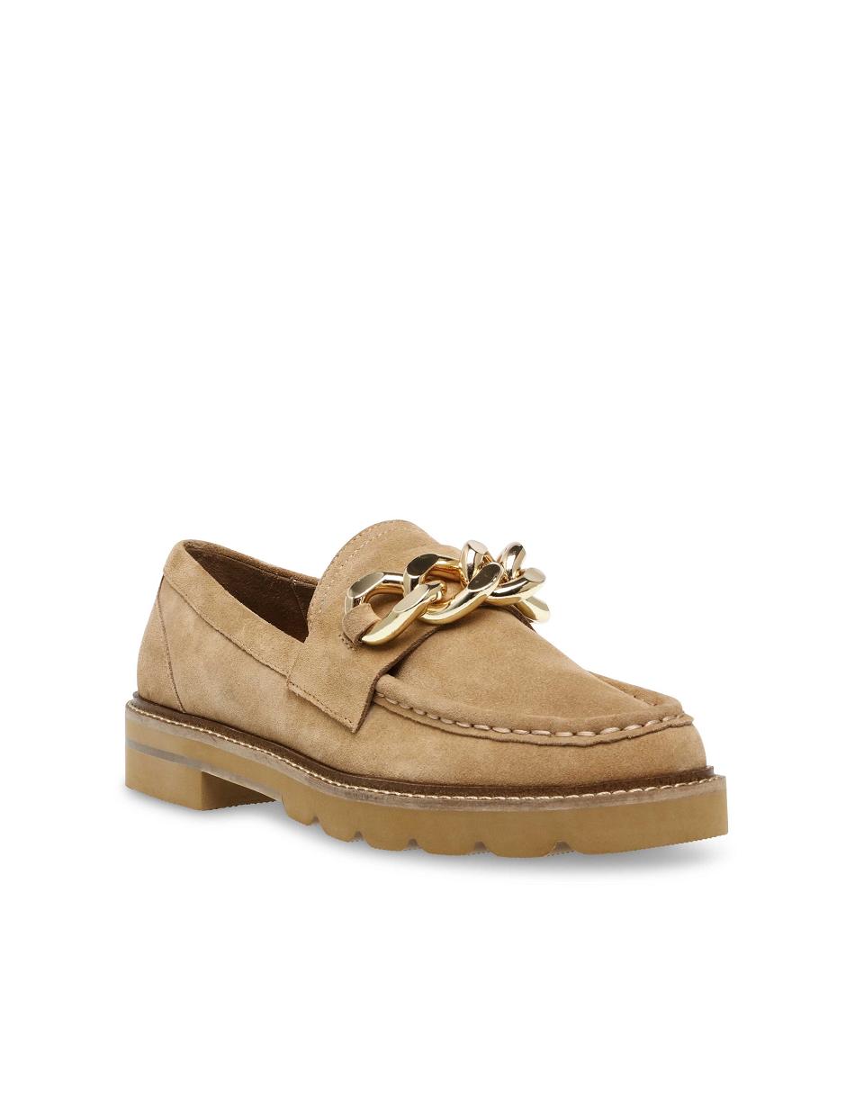 Anne Klein Edie Chain Loafer Lejligheder Beige | DKDFL94068