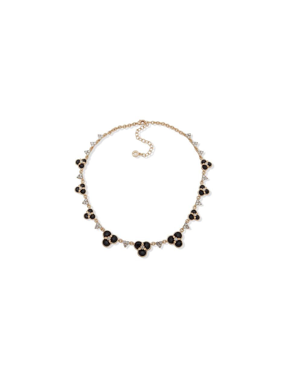 Anne Klein Flower Collar Crystal Halskæder Blomster Guld | DKCVG34869