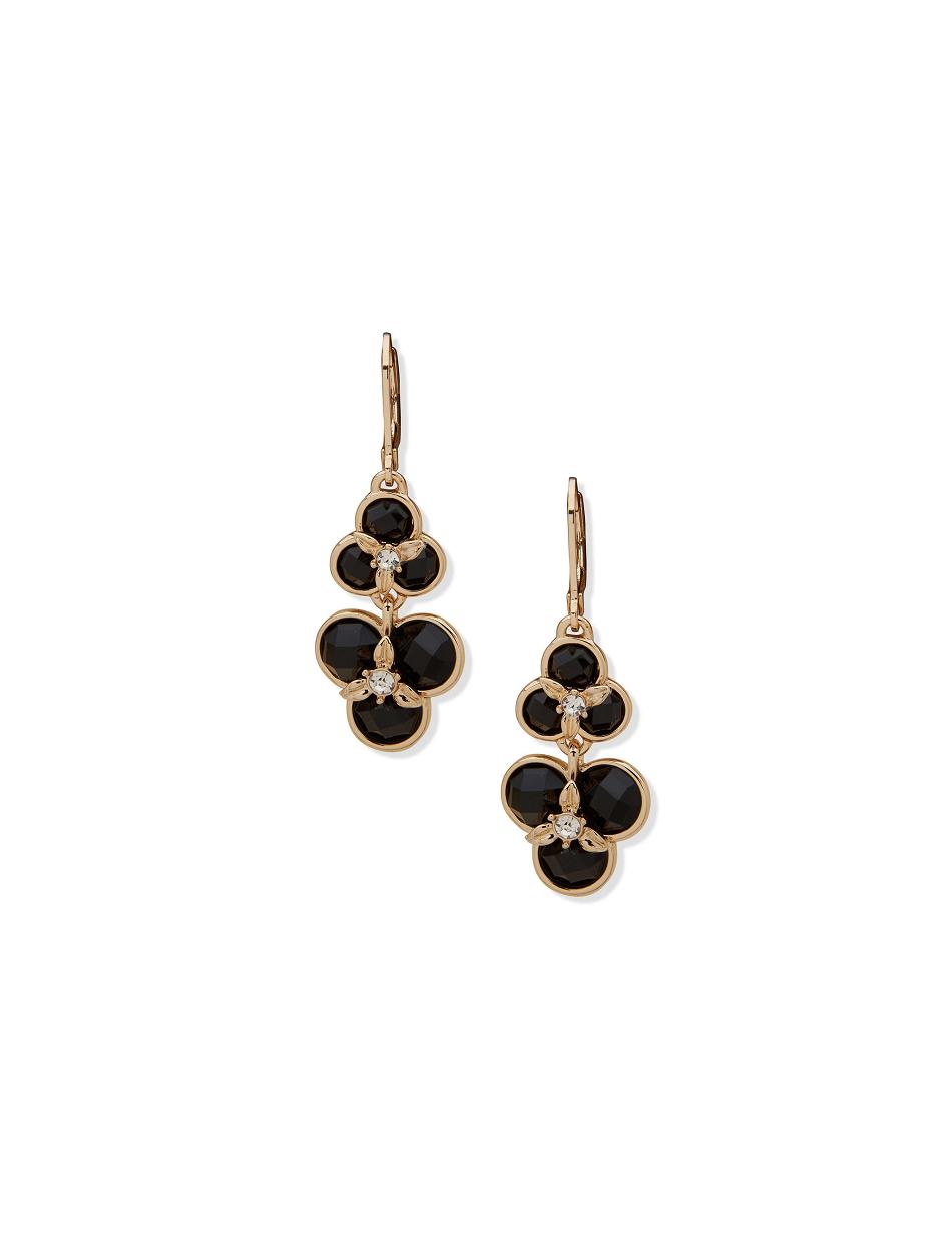 Anne Klein Flower Double Drop Pierced Earring Guld | ADKDF13574