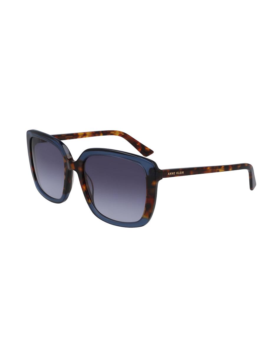 Anne Klein Frame Sunglasses Overdimensioneret Blå | EDKHC76678