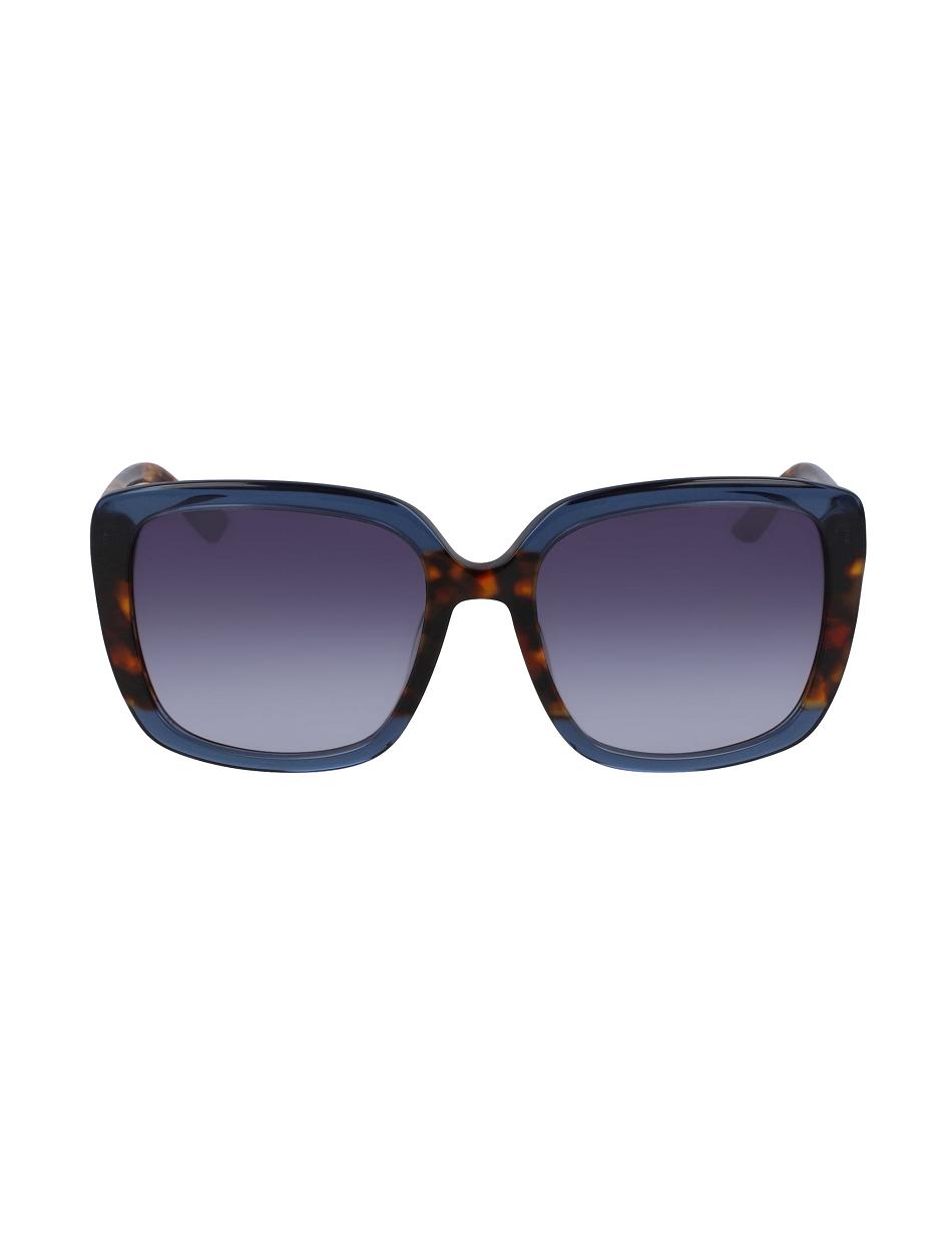 Anne Klein Frame Sunglasses Overdimensioneret Blå | EDKHC76678