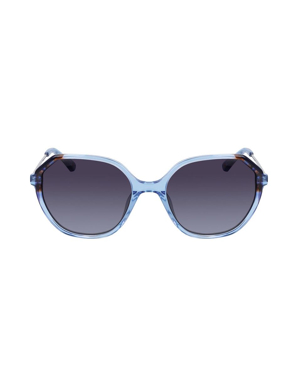 Anne Klein Geometric Sunglasses Firkant Blå | DKCVG23913