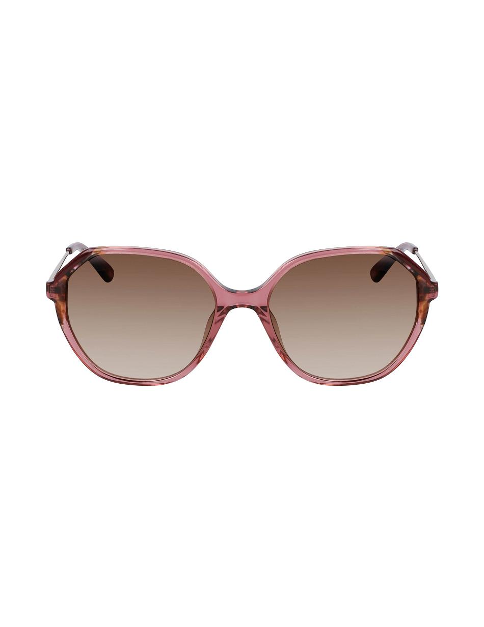 Anne Klein Geometric Sunglasses Firkant Bordeaux | UDKTG44664