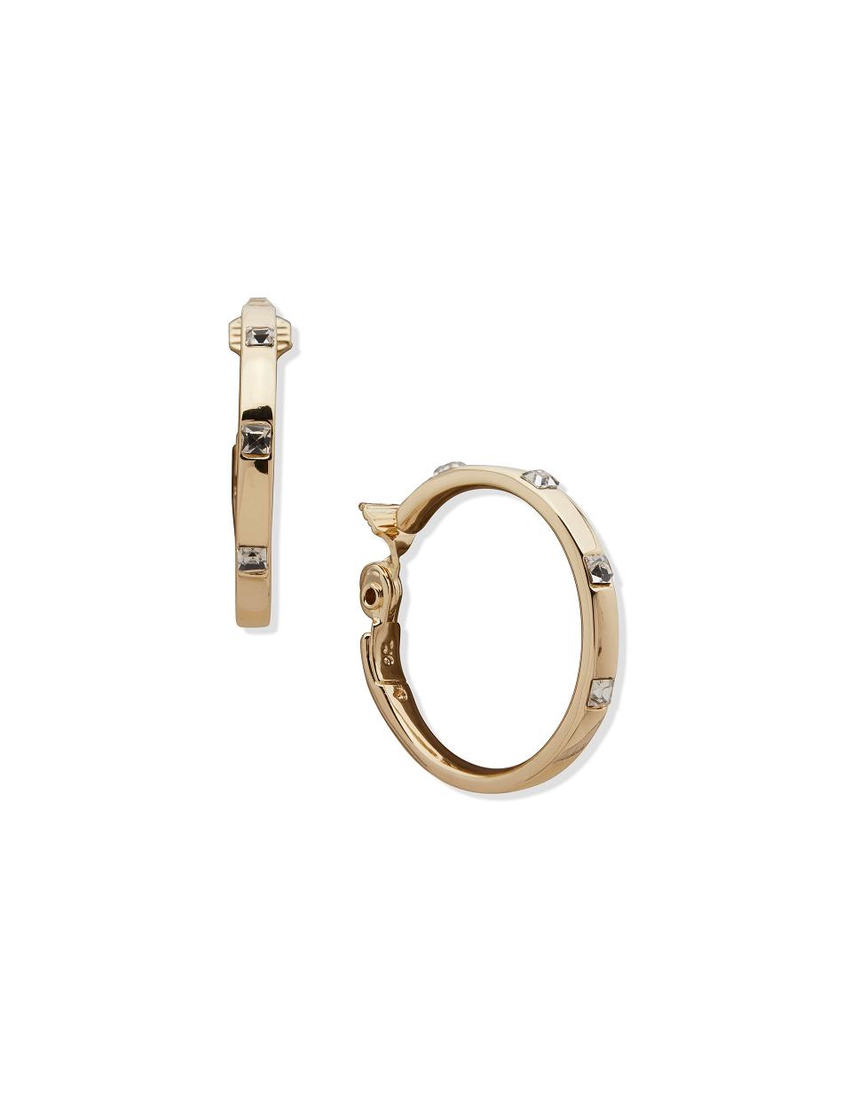 Anne Klein Gold-Tone 38mm Hoop Clip Earring Guld | DKXBR31217