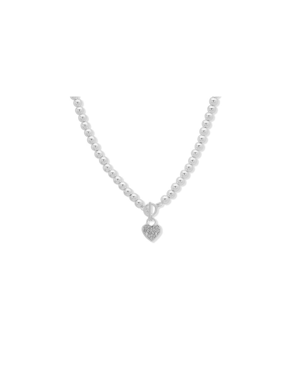 Anne Klein Heart Pendant Halskæder Sølv | QDKWA67196