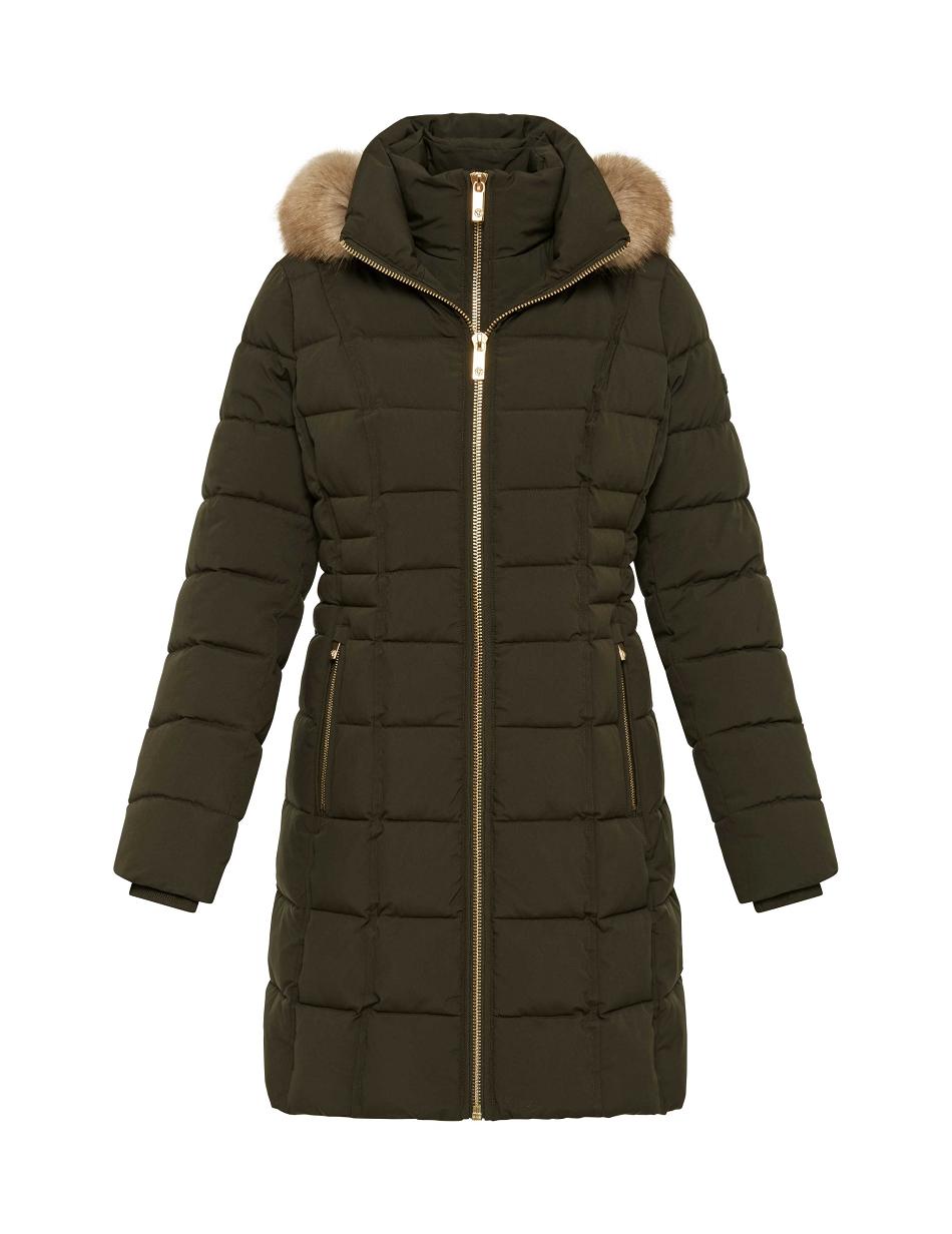 Anne Klein Hætte Puffer Coat Overtøj Dyb Grøn | TDKWZ93139